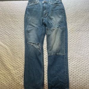 Etica straight leg jeans